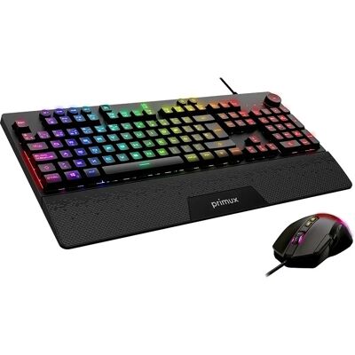 Set de teclado y ratón gaming Primux GT560 RGB - Negro Set de teclado y ratón gaming Primux GT560 RGB - Negro