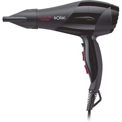 Secador de pelo Solac SP7170 - Iónico 2600W Negro Secador de pelo Solac SP7170 - Iónico 2600W Negro
