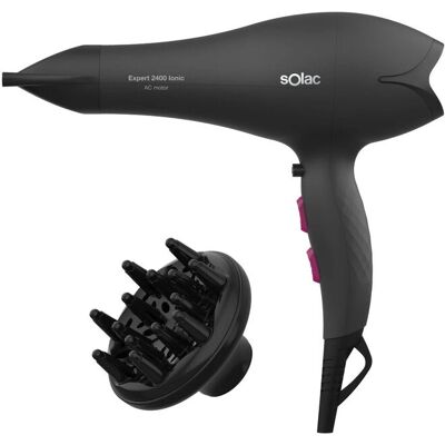 Solac S90006100 Haartrockner - Schwarzer - 2400 W Solac S90006100 Haartrockner - Schwarzer - 2400 W