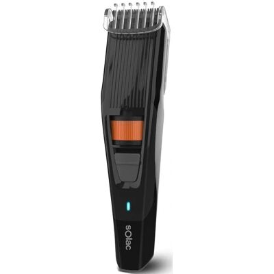 Golarka do włosów Solac CP7370 - Ergonomiczny design - Bateria litowa - 90 min autonomii - Wtyczka UE Golarka do włosów Solac CP7370 - Ergonomiczny design - Bateria litowa - 90 min autonomii - Wtyczka UE