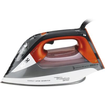 Solac CVG9511 - Negro, Naranja, Blanco - Plancha de vapor y seca Solac CVG9511 - Negro, Naranja, Blanco - Plancha de vapor y seca