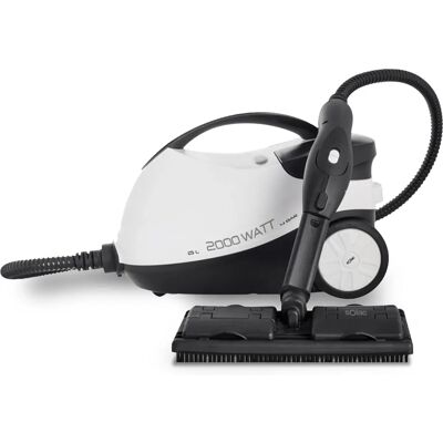 Solac LV1700 - Negro, Blanco - Limpiador a vapor cilindrico Solac LV1700 - Negro, Blanco - Limpiador a vapor cilindrico