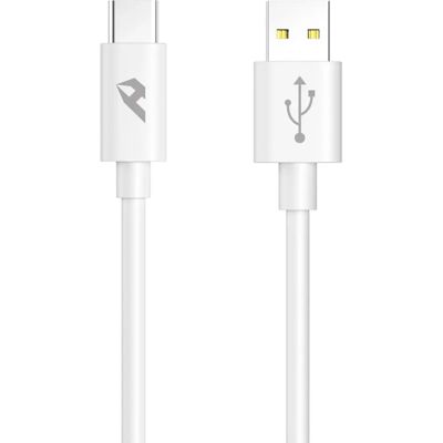 Home YCB-02 Câble USB - USB 2.0 - 1m - Blanc - Publicité Home YCB-02 Câble USB - USB 2.0 - 1m - Blanc - Publicité
