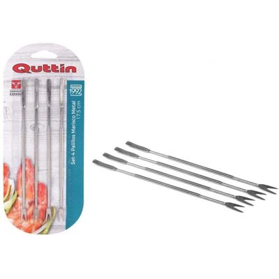 Quttin Palillos para Marisco - Acero Inoxidable - 4 pcs Quttin Palillos para Marisco - Acero Inoxidable - 4 pcs