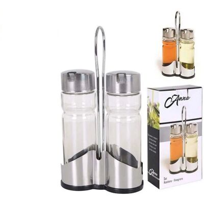 Ensemble cristal pour épices et huiles BigBuy - 3 pcs Ensemble cristal pour épices et huiles BigBuy - 3 pcs
