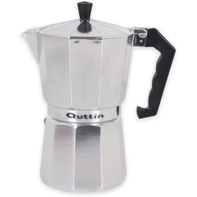 Caffettiera Quttin - Alluminio - 6 Tazze Caffettiera Quttin - Alluminio - 6 Tazze