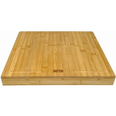 Bambus Quttin Skärbräda - 35x25cm - Hållbar & Anti-slip Bambus Quttin Skärbräda - 35x25cm - Hållbar & Anti-slip