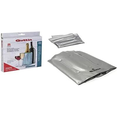 Refroidisseur de Bouteilles Gris Quttin - Garde les Boissons Froide, Taille Compacte Refroidisseur de Bouteilles Gris Quttin - Garde les Boissons Froide, Taille Compacte