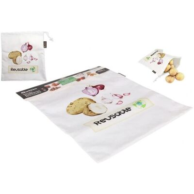 DKD Home Decor Sac alimentaire réutilisable - 39,5x35 cm DKD Home Decor Sac alimentaire réutilisable - 39,5x35 cm