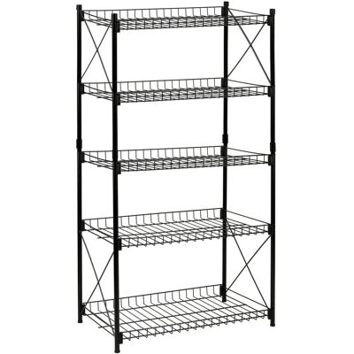 Confortime Regale Schwarz Metall - Regale Confortime Regale Schwarz Metall - Regale