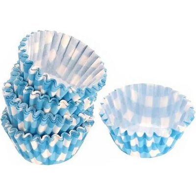 Ensemble de moules à gâteau Wooow - Bleu Jetables - Boulangerie - 100 pcs Ensemble de moules à gâteau Wooow - Bleu Jetables - Boulangerie - 100 pcs