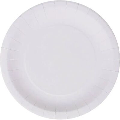Algon Wit Rond Wegwerp Borden Set - 20cm 25 Stuks Algon Wit Rond Wegwerp Borden Set - 20cm 25 Stuks