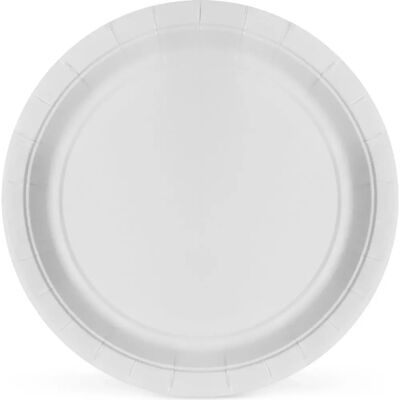 Set de Assiettes Jetables Circulaires Blanches Algon - 20cm - 100 Uds Set de Assiettes Jetables Circulaires Blanches Algon - 20cm - 100 Uds