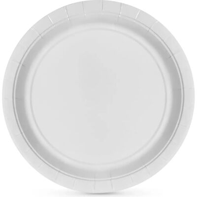 Algon Weißes Einwegkarton-Plateau-Set - 28 cm, 25 Stück Algon Weißes Einwegkarton-Plateau-Set - 28 cm, 25 Stück