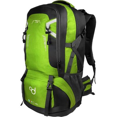 Ociodual - Mochila Senderismo 60L - Vert - Légère - Backpack - Publicité Ociodual - Mochila Senderismo 60L - Vert - Légère - Backpack - Publicité