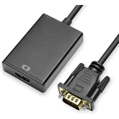 OcioDual Adaptador VGA a HDMI - Convertidor Digital 1080p OcioDual Adaptador VGA a HDMI - Convertidor Digital 1080p