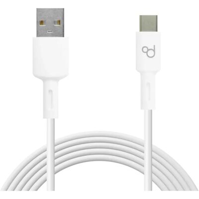 OcioDual Cable USB-C - 1.5m Blanco - Carga rápida y datos OcioDual Cable USB-C - 1.5m Blanco - Carga rápida y datos