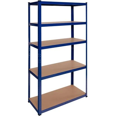Étagère Métallique Bleue Ociodual - Résistante, Modulaire, Pour Maison & Bureau - Publicité Étagère Métallique Bleue Ociodual - Résistante, Modulaire, Pour Maison & Bureau - Publicité