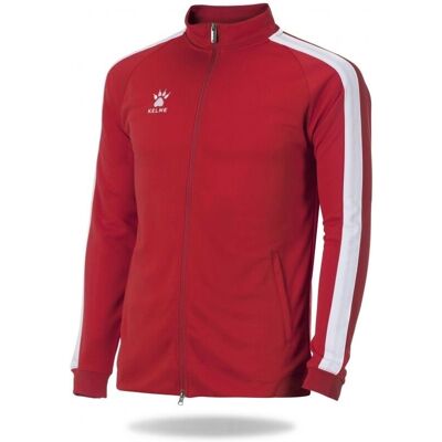 Sudadera unisex roja KELME Global para fútbol infantil - 8 años Sudadera unisex roja KELME Global para fútbol infantil - 8 años