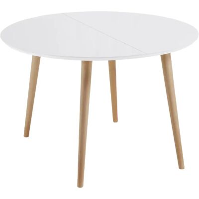 Kave Home Oqui Hvid Udvideligt Spisebord Kave Home Oqui Hvid Udvideligt Spisebord
