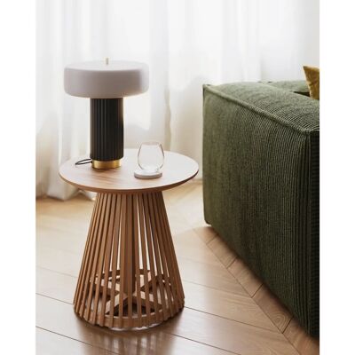 Kave Home Jeanette Massivt teak sidebord - Rustik, 50cm Kave Home Jeanette Massivt teak sidebord - Rustik, 50cm