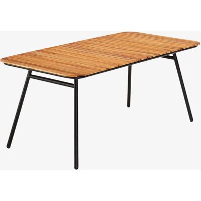 Kave Home Soumaya Bord - Akasie, Svart, 180x90cm - Bord Kave Home Soumaya Bord - Akasie, Svart, 180x90cm - Bord