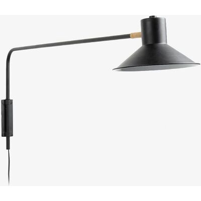 Kave Home Aria Vegglampe - Vintage, Metall, Svart Kave Home Aria Vegglampe - Vintage, Metall, Svart