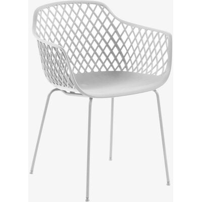 Kave Home Quinn ute-stol - Hvit - Moderne Kave Home Quinn ute-stol - Hvit - Moderne