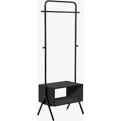 Kave Home Celsie Tøjhæng - Stål, Sort MDF, Nordisk stil - Tøjhæng Kave Home Celsie Tøjhæng - Stål, Sort MDF, Nordisk stil - Tøjhæng