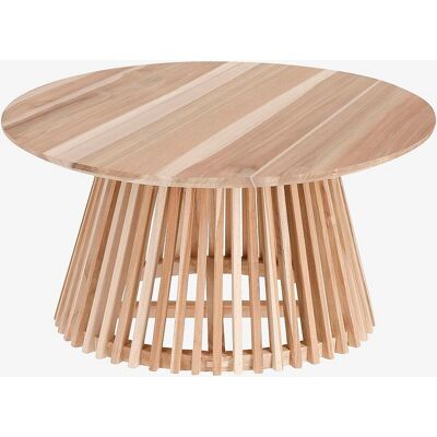 Kave Home Jeanette Solid Teak Kaffebord - 80cm Kave Home Jeanette Solid Teak Kaffebord - 80cm