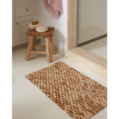 Kave Home Yumbi Fotpall - Fotpall i massivt teaktre Kave Home Yumbi Fotpall - Fotpall i massivt teaktre