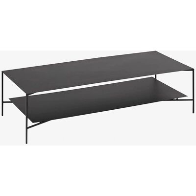 Kave Home Azisi Salongbord - Metall Industriell Svart 36cm x 140cm x 60cm Kave Home Azisi Salongbord - Metall Industriell Svart 36cm x 140cm x 60cm