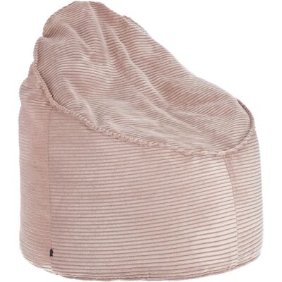 Kave Home Wilma Rosa Velour Rund Puf - Puf Kave Home Wilma Rosa Velour Rund Puf - Puf