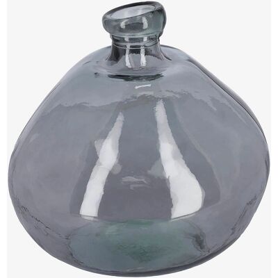 Kave Home Brenna vase - Blåt glas - 33 cm Kave Home Brenna vase - Blåt glas - 33 cm