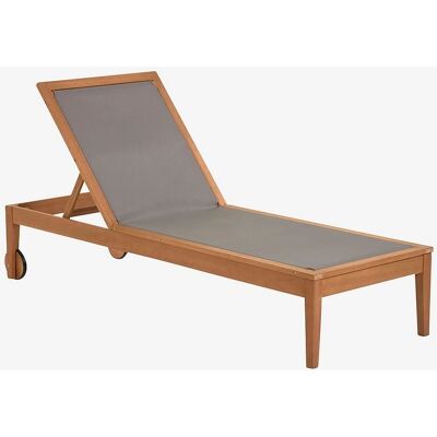 Kave Home Caterin Solid Eukalyptustreramme - Sun Lounger Kave Home Caterin Solid Eukalyptustreramme - Sun Lounger