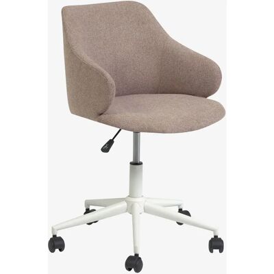 Kave Home Einara - Kontorstol - Rosa - Drejelig, Justerbar, Nordisk Stil Kave Home Einara - Kontorstol - Rosa - Drejelig, Justerbar, Nordisk Stil
