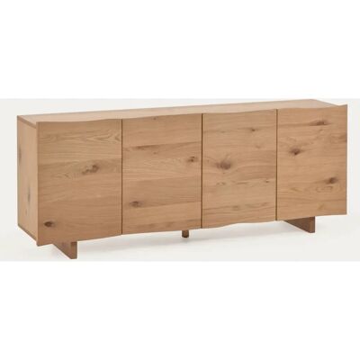 Kave Home Rasha Ek Sideboard - 4 Dörrar - Rustik Stil Kave Home Rasha Ek Sideboard - 4 Dörrar - Rustik Stil
