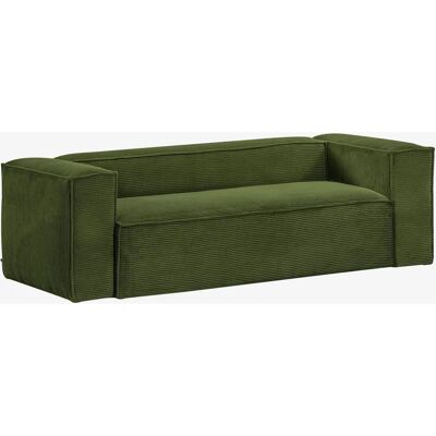 Kave Home Blok 3-seters sofa - Vintage Grønn Kave Home Blok 3-seters sofa - Vintage Grønn