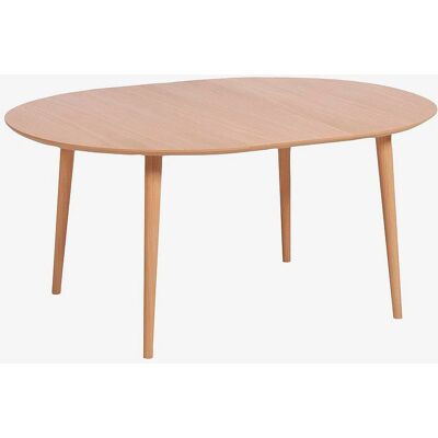 Kave Home Oqui Utdragbar Ovalbord - Lys Tre - 6-10 Personer Kave Home Oqui Utdragbar Ovalbord - Lys Tre - 6-10 Personer