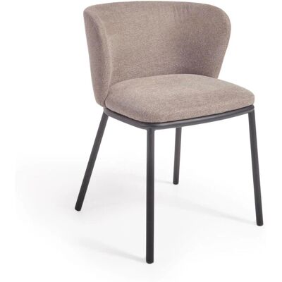 Kave Home Ciselia - Moderne Spisestol - Brun Chenille Kave Home Ciselia - Moderne Spisestol - Brun Chenille