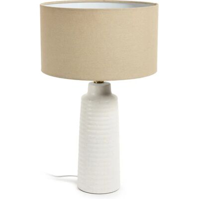 Kave Home Mijal Keramisk Rustikk Bordlampe - Bordlampe Kave Home Mijal Keramisk Rustikk Bordlampe - Bordlampe