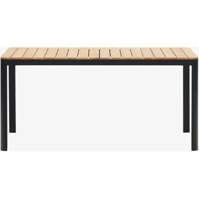 Kave Home Bona Aluminium Teak Udendørsbord - 160x90cm Kave Home Bona Aluminium Teak Udendørsbord - 160x90cm