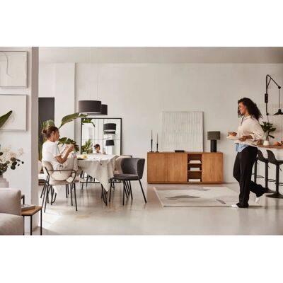 Kave Home Abilen Eike Sideboard - 3-Dører, 180x75cm Kave Home Abilen Eike Sideboard - 3-Dører, 180x75cm