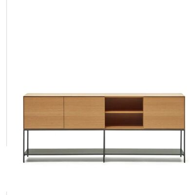 Kave Home Vedrana Eikefinér Sideboard - Modern Kave Home Vedrana Eikefinér Sideboard - Modern