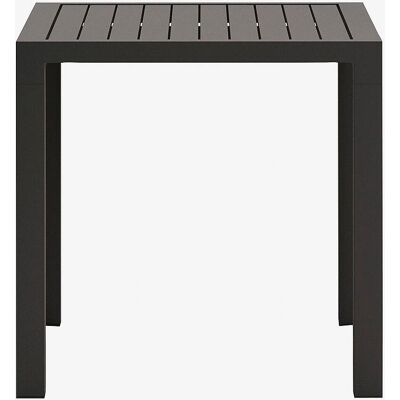 Kave Home Culip Aluminium Utendørs Bord - Moderne, Grå, 77x77cm Kave Home Culip Aluminium Utendørs Bord - Moderne, Grå, 77x77cm