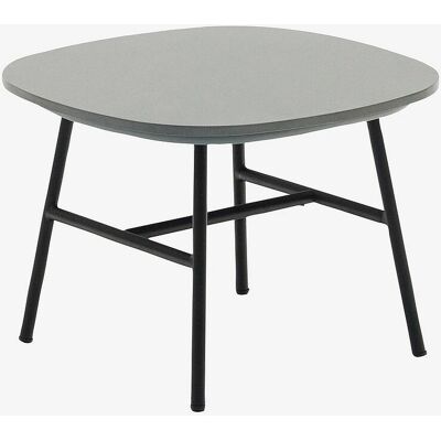 Kave Home - Bakkbord Bramant - Svart stål - 60x60 cm Kave Home - Bakkbord Bramant - Svart stål - 60x60 cm