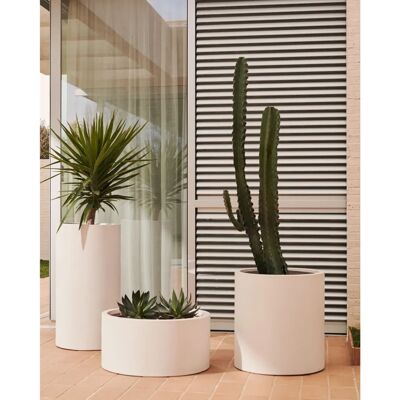 Kave Home Aiguablava plantekrukke - Hvid - 80x42x42 cm Kave Home Aiguablava plantekrukke - Hvid - 80x42x42 cm