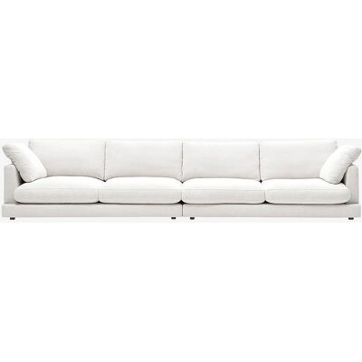 Kave Home Gala 6-seter sofa - Rustikk - Hvit - Sofa Kave Home Gala 6-seter sofa - Rustikk - Hvit - Sofa