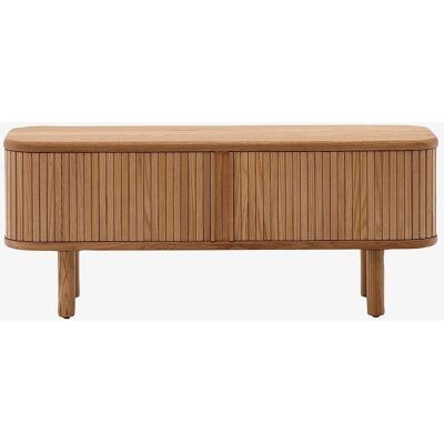 Kave Home - Eikefinér TV-møbel - Rustikk stil - 120x50cm Kave Home - Eikefinér TV-møbel - Rustikk stil - 120x50cm