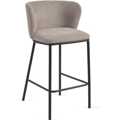 Kave Home Ciselia Stol - Chenille, Stålben, 65cm Kave Home Ciselia Stol - Chenille, Stålben, 65cm